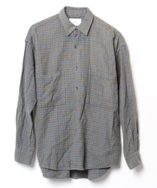 「URBAN RESEARCH Sonny Label」 長袖シャツ MEDIUM グリーン メンズ_画像1