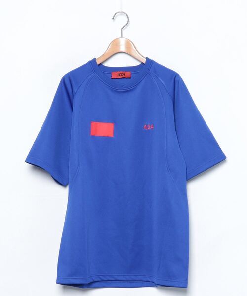 「424」 半袖Tシャツ S ブルー メンズ_画像1