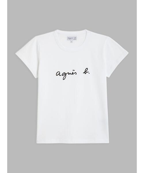 「agnes b.」 半袖Tシャツ 1 ホワイト レディース_画像1