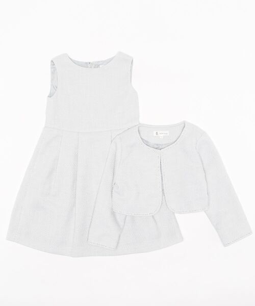 「ROPE' PICNIC」 「KIDS」コンビワンピース 120 サックスブルー キッズ_画像1