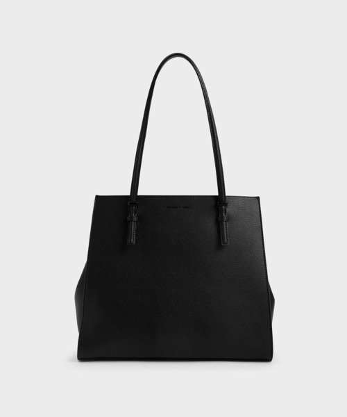 「CHARLES & KEITH」 トートバッグ X-LARGE ブラック系その他3 レディース_画像1