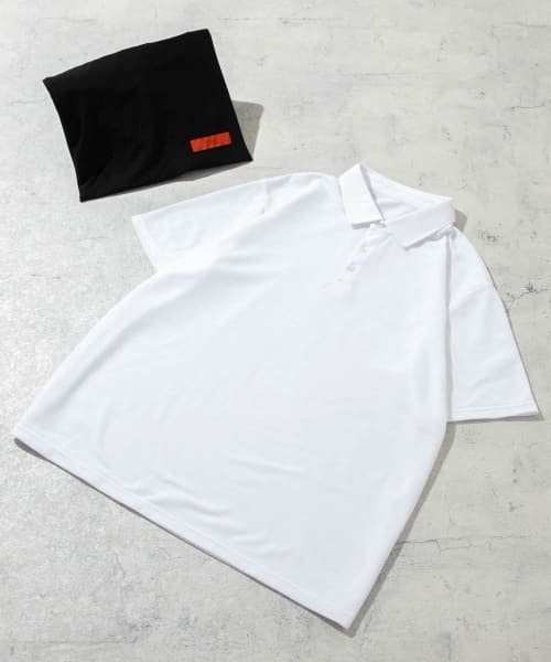 「URBAN RESEARCH ROSSO MEN」 半袖ポロシャツ SMALL ホワイト メンズ_画像1