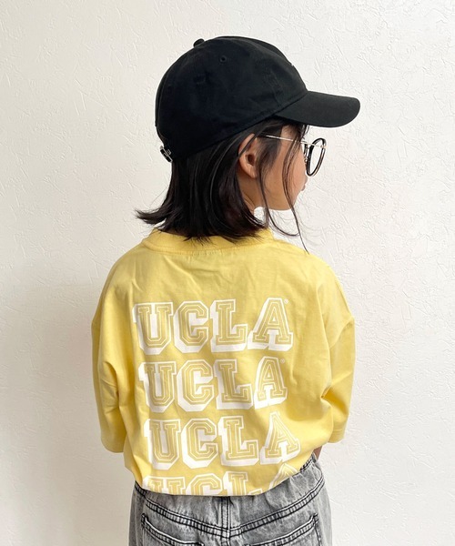 「UCLA」 「KIDS」半袖Tシャツ L イエロー キッズ_画像1