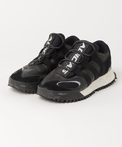 「ALEXANDER WANG」 ローカットスニーカー「adidasコラボ」 25cm ブラック レディース_画像1