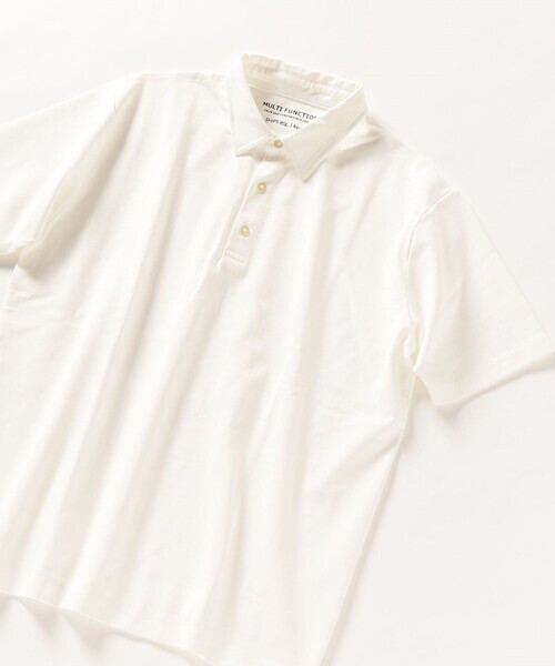 「SHIPS」 半袖ポロシャツ SMALL ホワイト メンズ_画像1