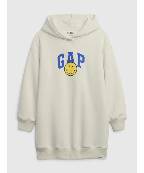 「GAP」 「KIDS」長袖ワンピース X-LARGE オフホワイト キッズ_画像1