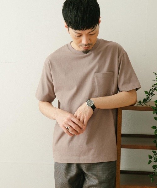 「URBAN RESEARCH」 半袖Tシャツ MEDIUM ブラウン メンズ_画像1