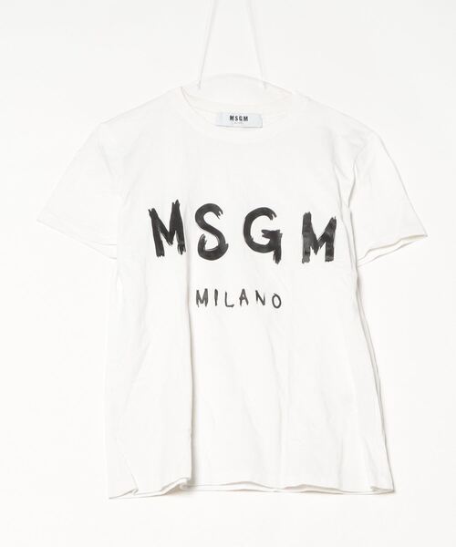 「MSGM」 半袖Tシャツ M ホワイト レディース_画像1
