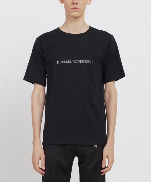 「DRESSEDUNDRESSED」 半袖Tシャツ 2 ブラック メンズ_画像1