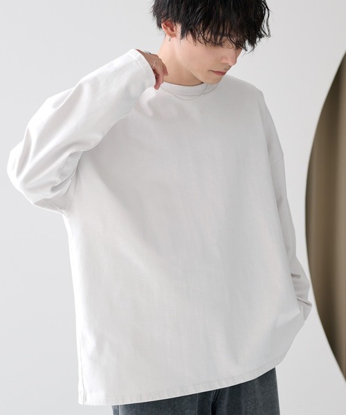 「MONO-MART」 長袖Tシャツ M ホワイト メンズ_画像1