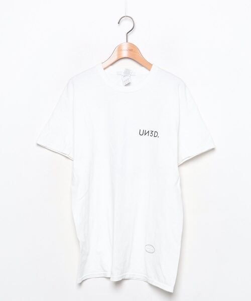 「UN3D.」 半袖Tシャツ「GILDANコラボ」 M ホワイト レディース_画像1