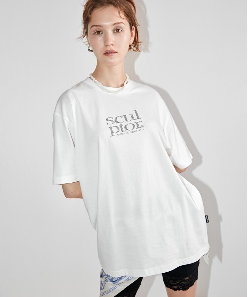 「SCULPTOR」 半袖Tシャツ MEDIUM ホワイト レディース_画像1