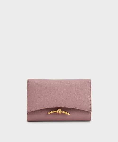 「CHARLES & KEITH」 財布 XX-SMALL スモークピンク レディース_画像1