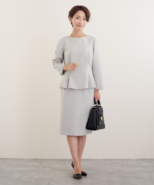 「DRESS LAB」 セットアップ M グレー レディース_画像1