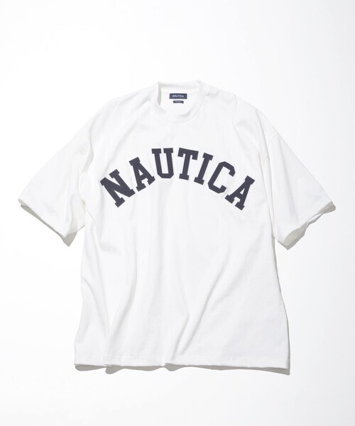 「NAUTICA」 半袖Tシャツ - ホワイト メンズ_画像1