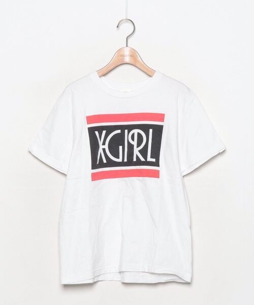 「X-girl」 半袖Tシャツ ONE SIZE ホワイト レディース_画像1