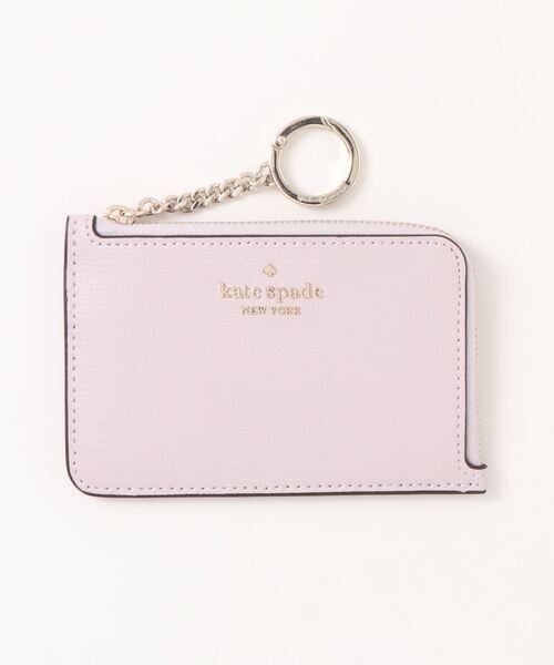 「kate spade new york」 カードケース ONESIZE パープル レディース_画像1