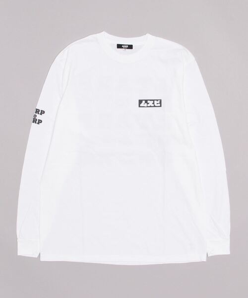 「B:MING by BEAMS」 長袖Tシャツ「TARP to TARP コラボ」 M オフホワイト メンズ_画像1