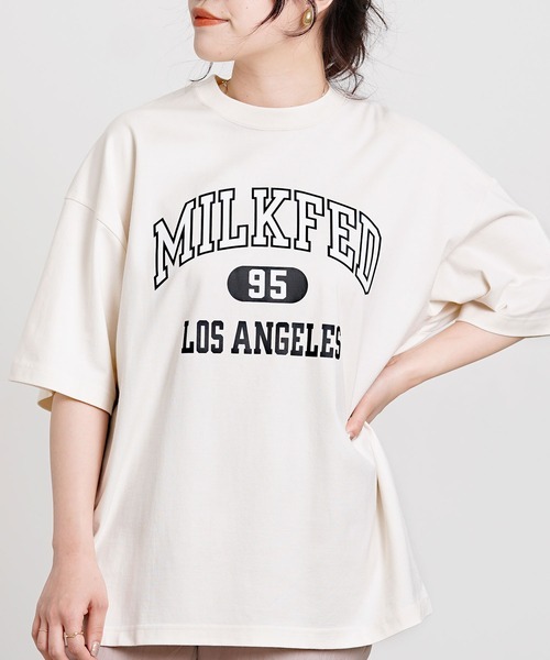 「MILKFED.」 半袖Tシャツ ONE SIZE オフホワイト レディース_画像1