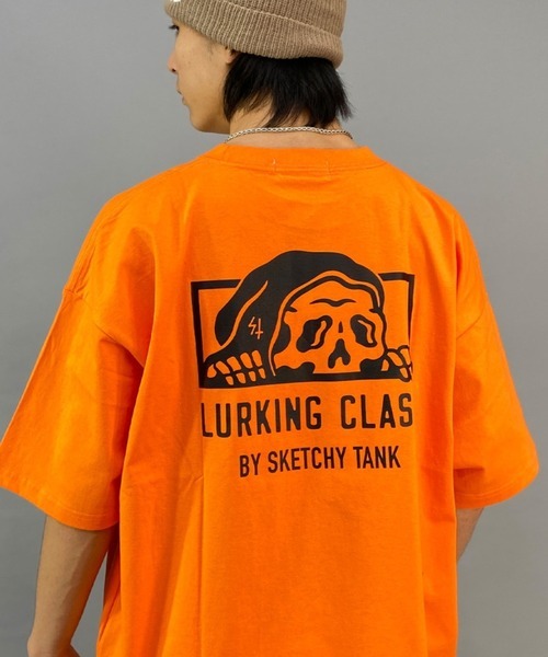 「LURKING CLASS」 半袖Tシャツ M オレンジ メンズ_画像1