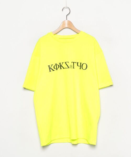 「KIKS TYO」 半袖Tシャツ - イエロー メンズ_画像1