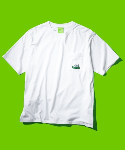 「HUF」 半袖Tシャツ SMALL ホワイト メンズ_画像1