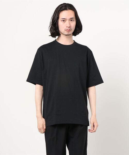 「Steven Alan」 「BATONER」半袖Tシャツ 2 ブラック メンズ_画像1