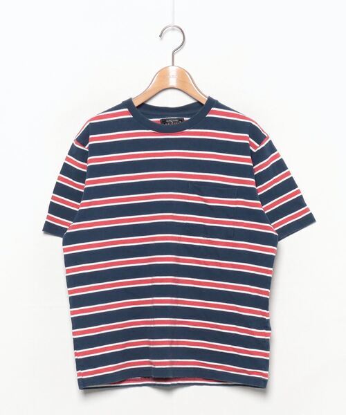 「BEAMS PLUS」 半袖Tシャツ MEDIUM ネイビー メンズ_画像1