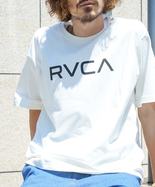 「RVCA」 半袖Tシャツ MEDIUM ホワイト メンズ_画像1