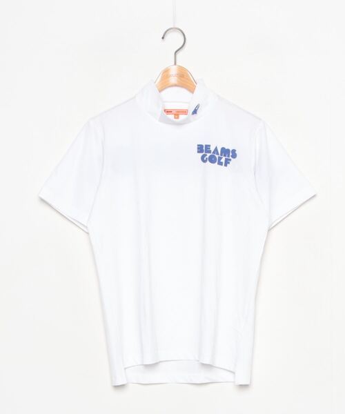 「BEAMS GOLF」 半袖Tシャツ MEDIUM ホワイト メンズ_画像1