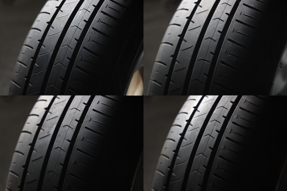 ★バリ山 195/65R15 日産純正アルミ BRIDGESTONE エコピア 2019年製 セレナシルビアシルフィステージアセフィーロティーノプリメーラ等の画像7