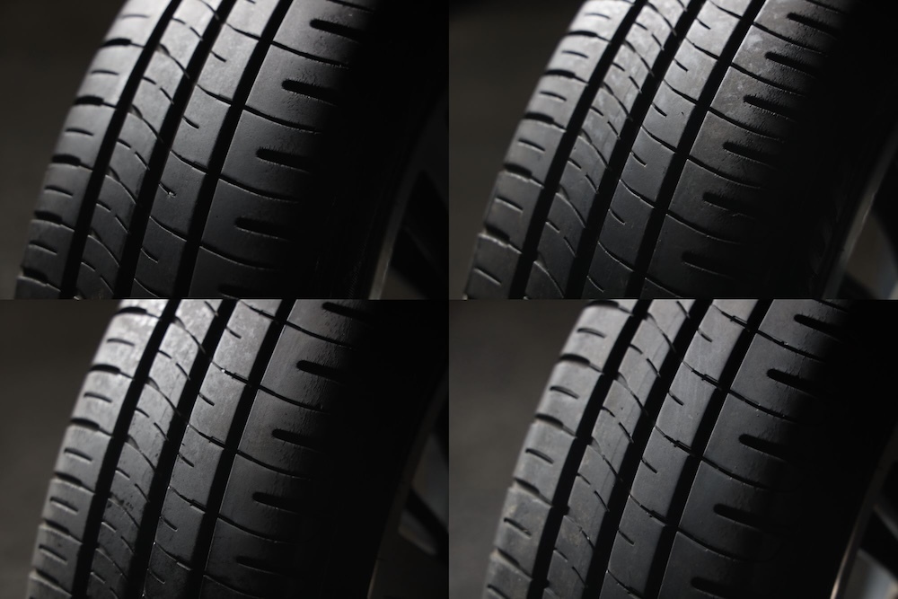 ★バリ山 165/60R15 スズキ純正アルミ 国産DUNLOP ENASAVE EC204 ラジアル 2019年製 4本セット KEIソリオハスラー等_画像7