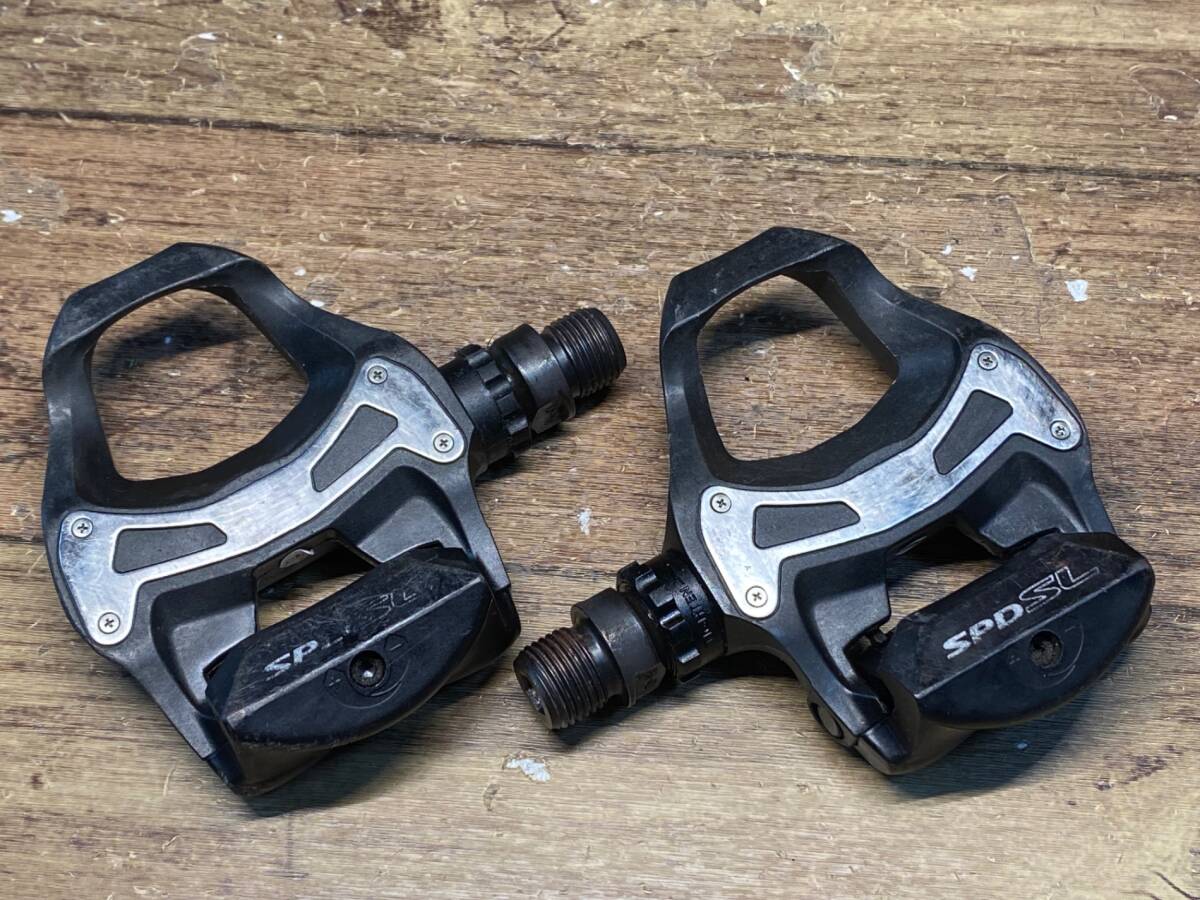 HU884 シマノ SHIMANO PD-R550 ビンディングペダル SPD-SL 回転OK_画像1