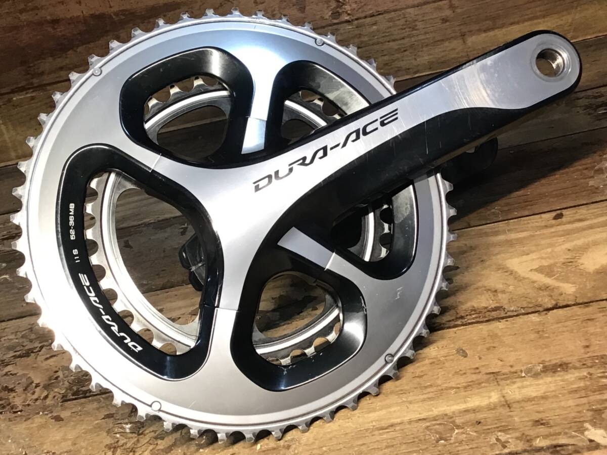 今だけの限定セール HT094 ※傷あり 52/36T 167.5mm クランクセット FC-9000 デュラエース SHIMANO シマノ クランク