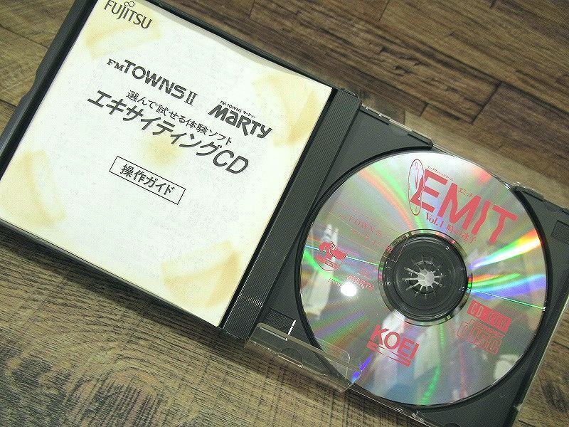  free postage G② PC61 present condition . not for sale Fujitsu FM TOWNS II MARTY Xciting CD \'94 summer soft 20 title CD-ROM personal computer game 3 sheets set 