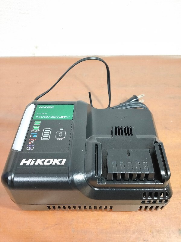 HiKOKI(ハイコーキ) 36V コードレスインパクトレンチ 350N・m 蓄電池2個・充電器・ケース付 WR36DH(2XPSZ) 未使用長期保管品_画像8