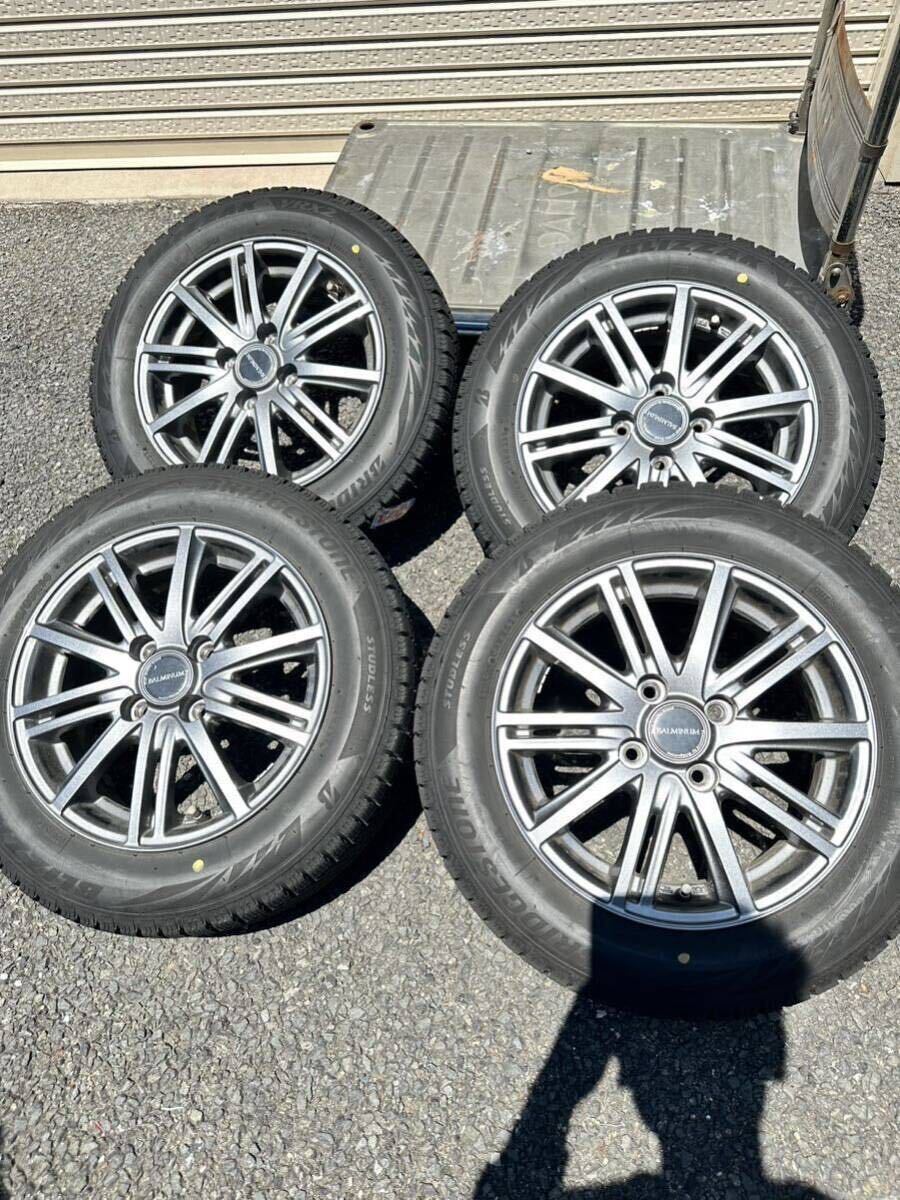[1 jpy start ]165/65R14 Toyota Roo mi- for studdless tires 