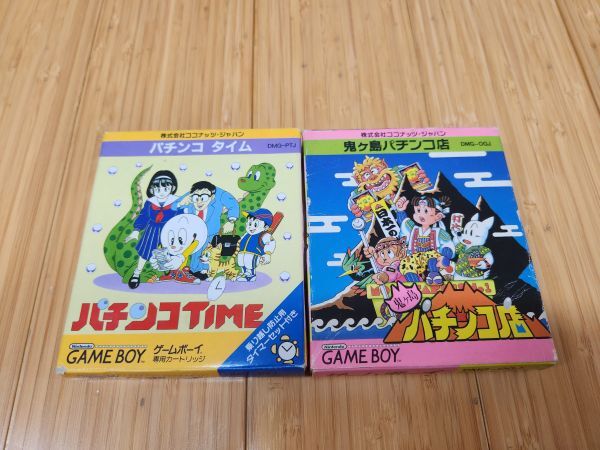 GB【同梱可 】パチンコTIME 鬼ヶ島パチンコ店 2本セット 起動OK ゲームボーイ【商品詳細をお読み下さい】の画像1