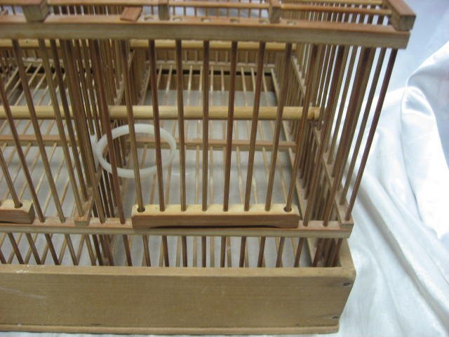  bird . bird cage bamboo 4 ream extra-large retro 