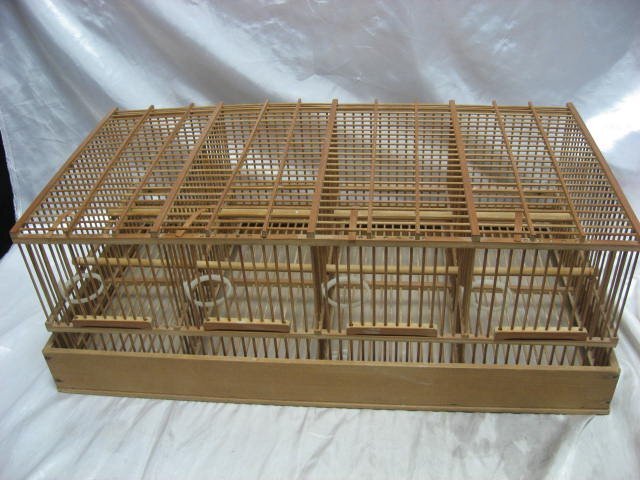  bird . bird cage bamboo 4 ream extra-large retro 