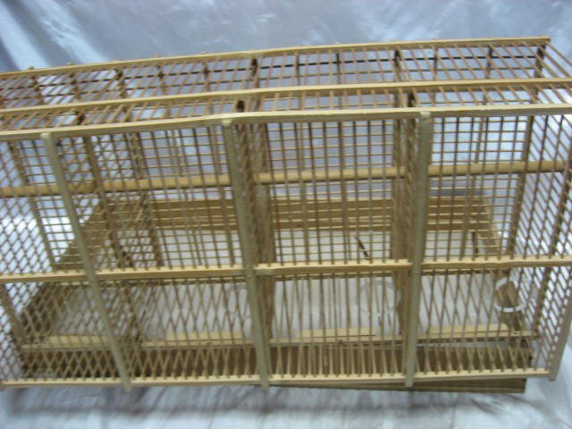  bird . bird cage bamboo 4 ream extra-large retro 