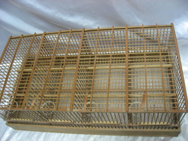  bird . bird cage bamboo 4 ream extra-large retro 