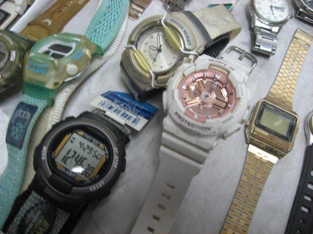 腕時計 時計 パーツ メンズ レディース G-SHOK Baby-G SEIKO CASIO CITIZEN など 大量 まとめ売り 約3.5kg 現状品_画像5