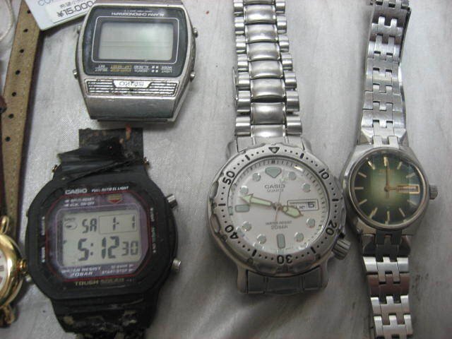 腕時計 時計 パーツ メンズ レディース G-SHOK Baby-G SEIKO CASIO CITIZEN など 大量 まとめ売り 約3.5kg 現状品_画像8