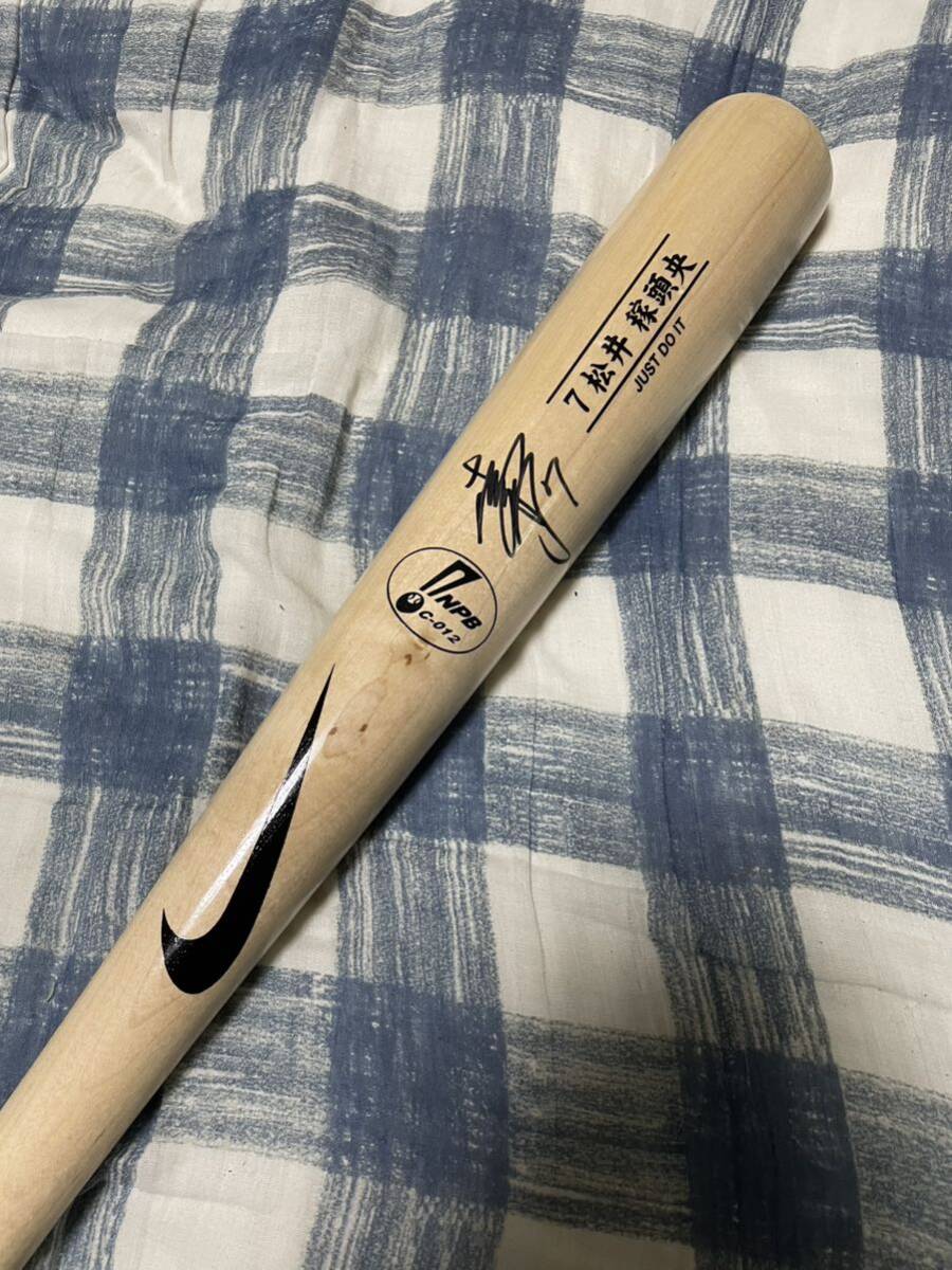 Yahoo!オークション - 松井稼頭央選手 支給品 木製バット NIKE Yahoo!オークション - 松井稼頭央選手 支給品 木製バット NIKE