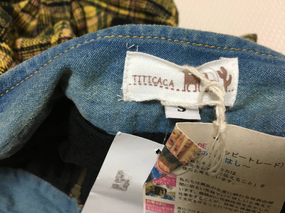 新品！チチカカ TITICACA　コットンスカート　サイズS　送料レターパックプラス520円_画像6