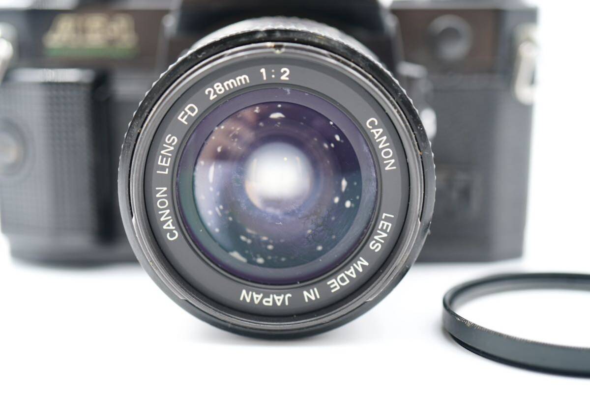 Canon キャノン AE-1 PROGRAM FD 28mm 1:2 ブラック 現状品_画像2