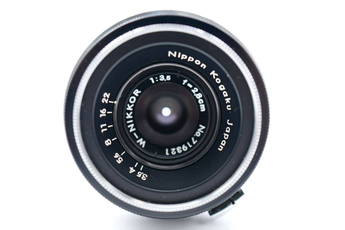 Nikon ニコン W-NIKKOR 2.8cm 1:3.5 Nippon Kogaku Japan レンズ 現状品_画像1