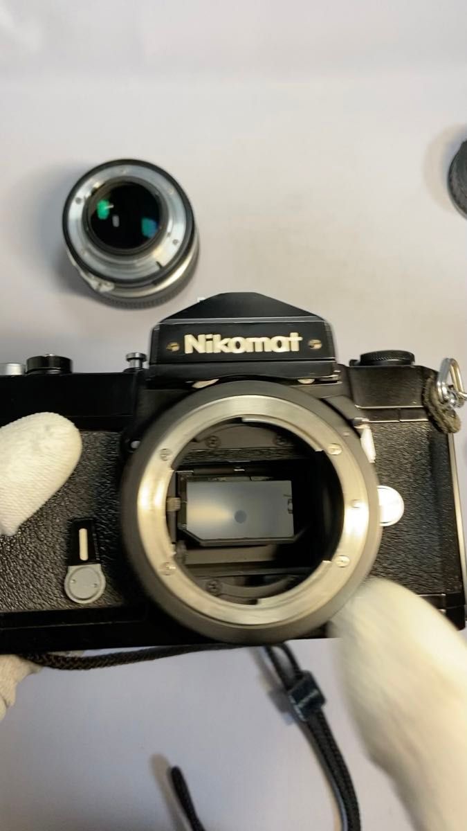 完動品 Nikon ニコン Nikomat + New Nikkor 50mm f1.4 Non Ai モルト交換済み