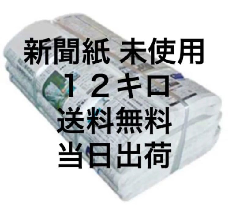 新聞紙 新品未使用 12キロ まとめ売り ペットトイレ お試し_画像1